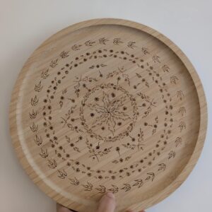 Assiette en bois