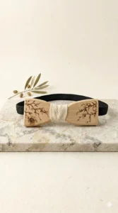 Nœud Papillon en Bois style Provençal